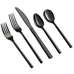 Phoenix Black Flatware