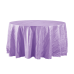 Crinkle Taffeta 117" Round  Tablecloth Lavender