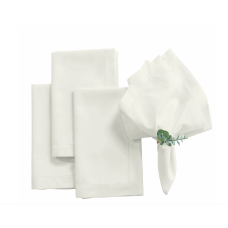 Hemstitch Napkin 20" X 20" Ivory