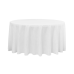 Tablecloth Premium Panama 132" Round White Tablecloth Premium Panama 132" Round White