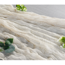 Premium Cheesecloth Table Runner 16FT x 25" Ivory