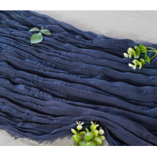 Premium Cheesecloth Table Runner 16FT x 25" Navy Blue