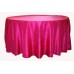 Crinkle Taffeta 117" Round Tablecloth Fuchsia