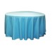 Polyester 108" Round Tablecloth  Aqua Blue