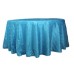 Pintuck 120" Round Tablecloth Aqua Blue