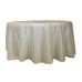 Pintuck 120" Round Tablecloth Ivory