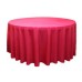 Polyester 120" Round Tablecloth Fuchsia