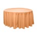 Polyester 120" Round Tablecloth Peach