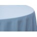 Polyester 132" Round Tablecloth Baby Blue