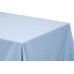 Polyester 90"x156" Rectangular Tablecloth Baby Blue