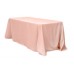 Polyester 90"x156" Rectangular Tablecloth Blush