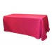 Polyester 90"x156" Rectangular Tablecloth Fuchsia