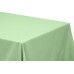 Polyester 90"x156" Rectangular Tablecloth Mint Green