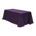 Polyester 90"x156" Rectangular Tablecloth Plum/Eggplant