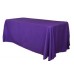 Polyester 90"x156" Rectangular Tablecloth Purple