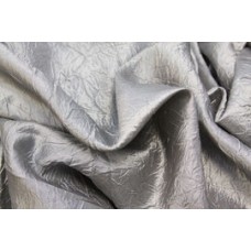 Crinkle Taffeta 90"x132" Rectangular Tablecloth Silver