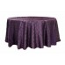 Pintuck 120" Round Tablecloth Plum/Eggplant