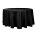 Pintuck 132" Round Tablecloth Black