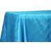 Pintuck 90x156" rectangular Tablecloth Aqua Blue