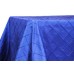 Pintuck 90x156" rectangular tablecloth Royal Blue