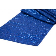 Sequin Runner 12" X 108"  Royal Blue