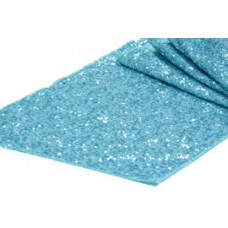 Sequin Runner 12" X 108" Turquoise