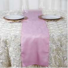 Polyester Runner 12" x 108" Pink