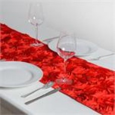 Rossette Runner  14" x 108" Red