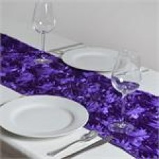 Rossette Runner  14" x 108" Purple