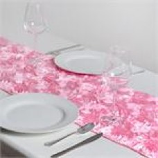 Rossette Runner  14" x 108" Pink