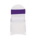 Spandex Chair Sashes Purple