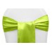 Satin Chair Sashes Apple Green