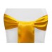 Satin Chair Sashes Canary Yellow