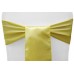 Satin Chair Sashes Yellow