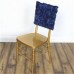 Rossette Chair Caps Navy Blue