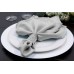 Polyester Napkin Silver 