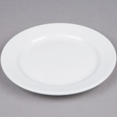 White China Dinner Plate 10 1/2"