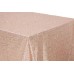 Sequin 90"x132" Rectangular Tablecloth Blush/Rose Gold