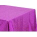 Sequin 90"x132" Rectangular Tablecloth Fuchsia