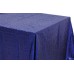 Sequin 90"x156" Rectangular Tablecloth Navy Blue