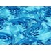 Rossette 120" Round Tablecloth Aqua Blue