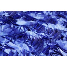 Rossette 120" Round Tablecloth Royal Blue