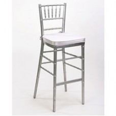 Chiavari Bar Stool Silver
