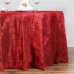 Pintuck 120" Round Tablecloth Red