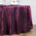 Pintuck 120" Round Tablecloth Burgundy