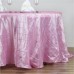 Pintuck 120" Round Tablecloth Pink