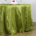 Pintuck 132" Round Tablecloth Sage Green