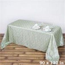 Pintuck 90x132" rectangular Tablecloth Reseda