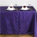 Pintuck 90x132" rectangular Tablecloth Purple