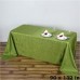 Crinkle Taffeta 90"x132" Rectangular Tablecloth  Sage Green